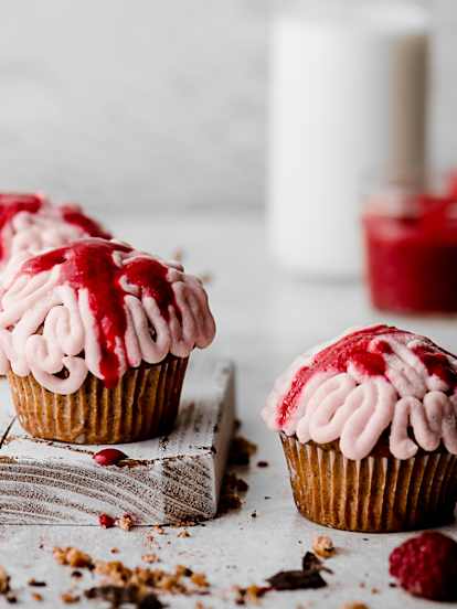 Cupcakes cerveau d'Halloween