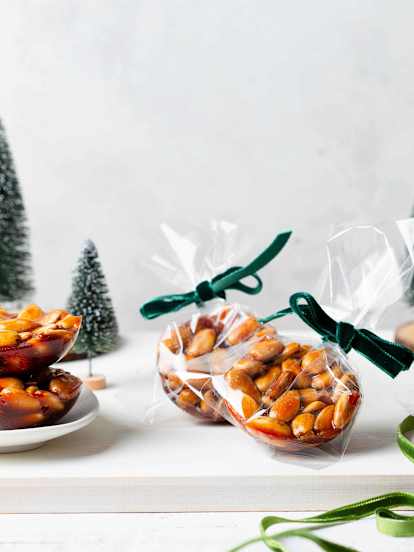 Turrón de almendra caramelizada
