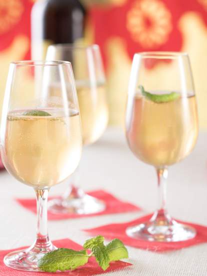 Rebujito con hierbabuena (Andalucía)