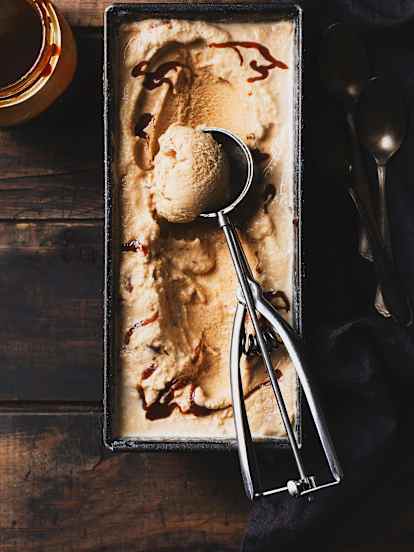 Salted caramel ice cream