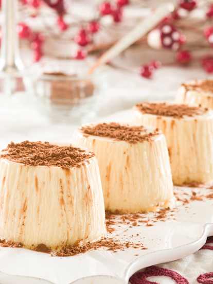 Panna cotta de turrón de Jijona