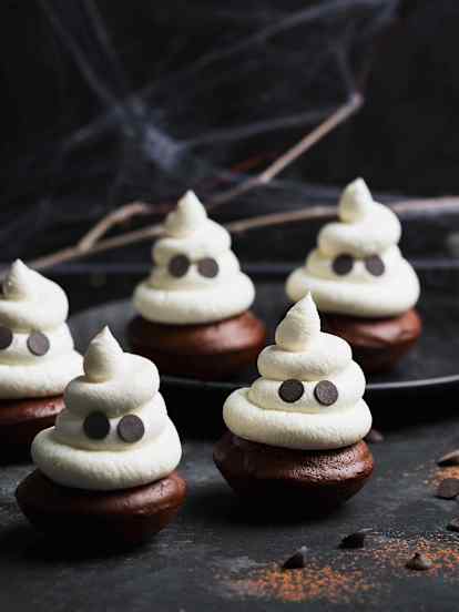 Mini Ghostly Cupcakes