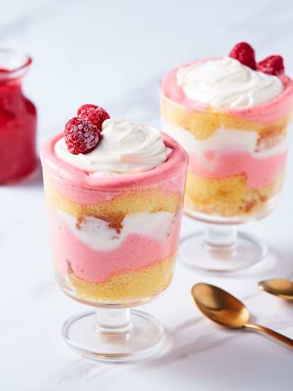 Raspberry Peach Trifles