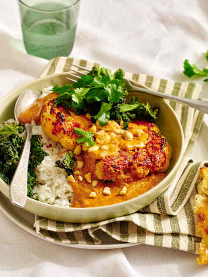 Charred cauliflower makhani