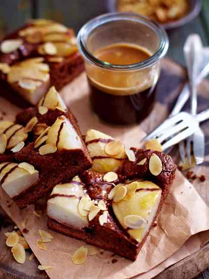 Brownie z gruszkami