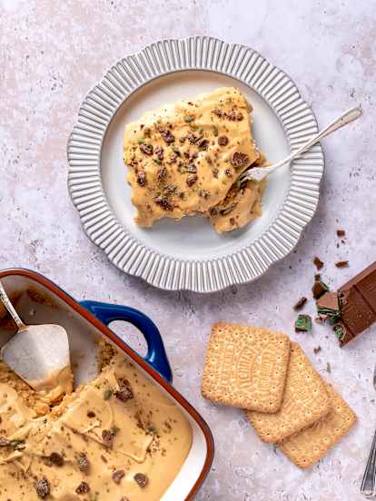 Peppermint crisp tart