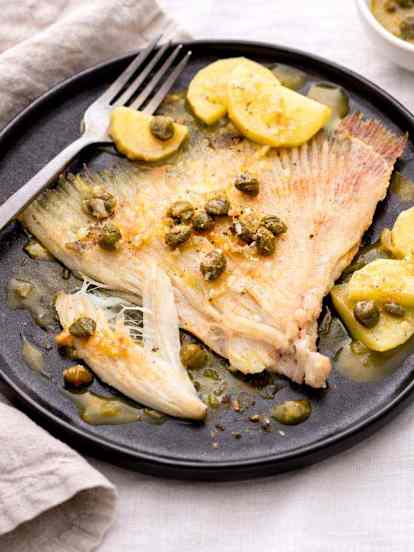 Aile de raie aux câpres