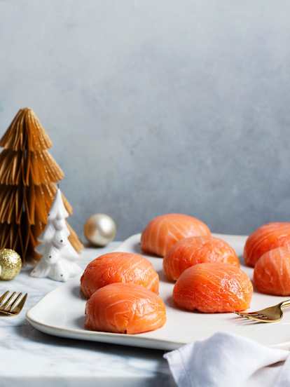 Paté navideño de salmón ahumado