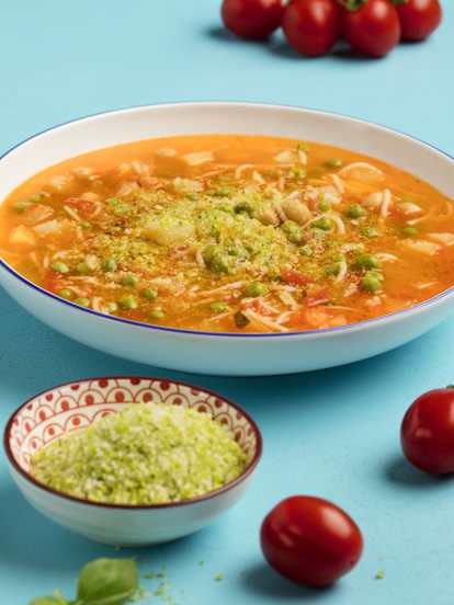 Minestrone mit Kichererbsen