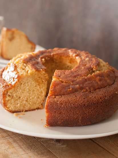 Bizcocho con glaseado de mantequilla (Kentucky butter cake)