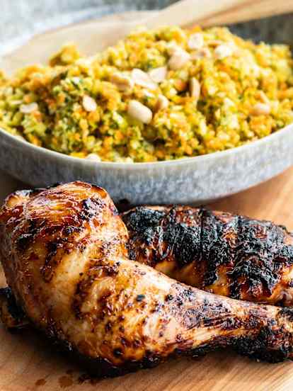 Sweet Chili Poulet mit Kabissalat
