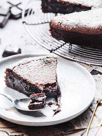 Bolo de chocolate cremoso