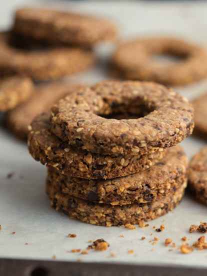 Biscuits chocolat et sésame