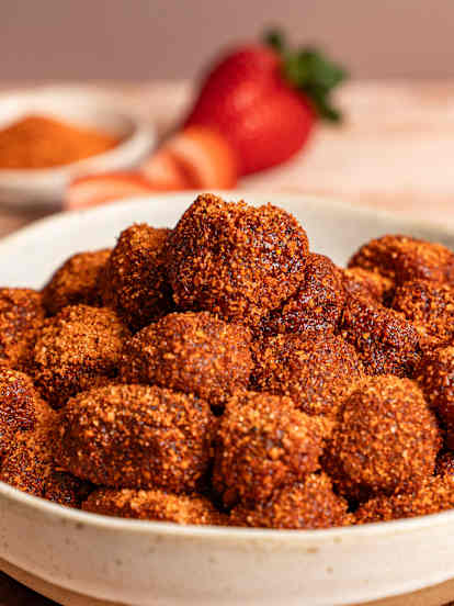 Bonbons à la fraise épicée