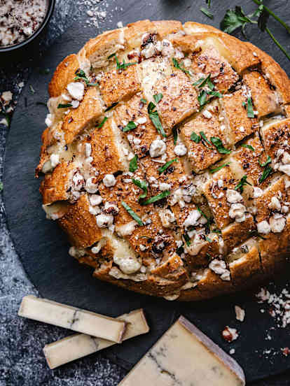 Pain hérisson au fromage à partager