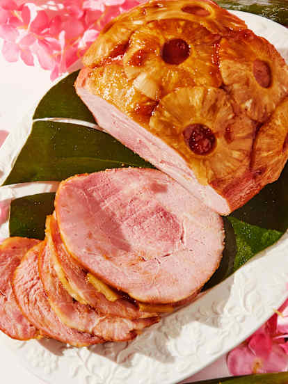 Peach Glazed Ham