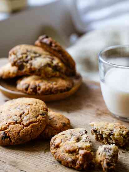 Cookies au chocolat au lait et aux noisettes
