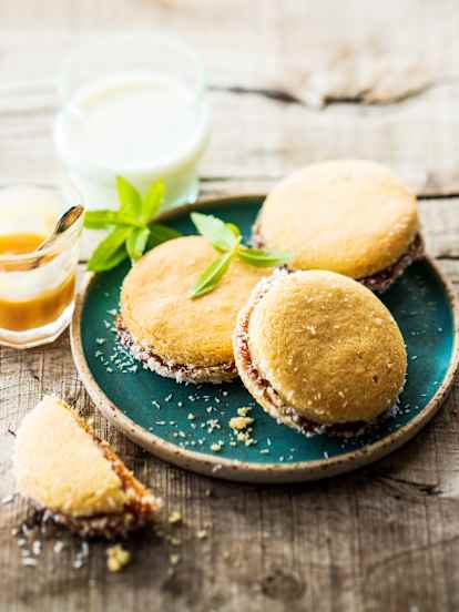 Alfajores (Biscuits fourrés à la confiture de lait)
