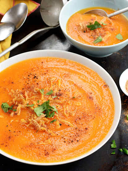 Soupe de potimarron aux épices