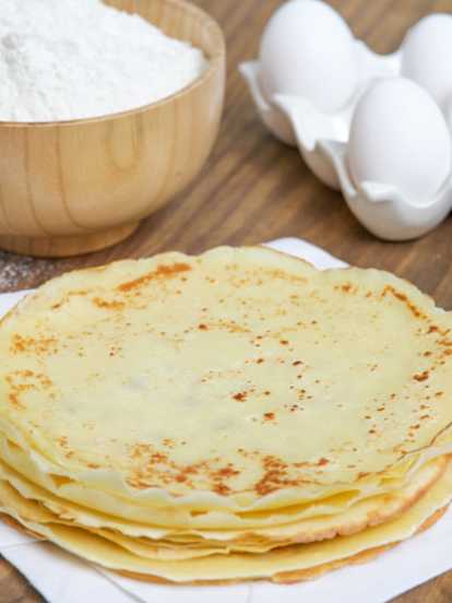 Massa de panqueca ou crepe sem glúten