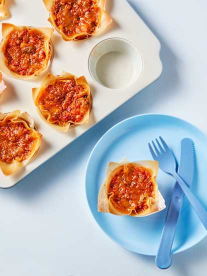 Muffin Pan Lasagnas