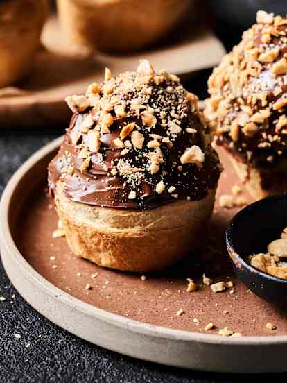 Cruffin au Chocolat et Praliné