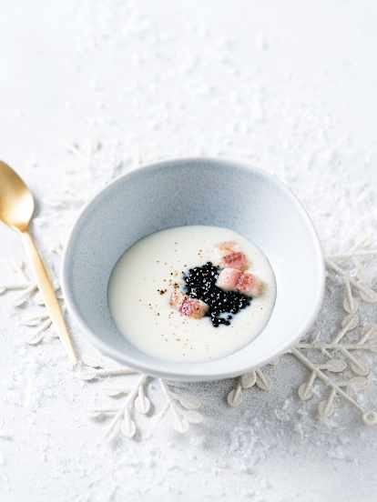 Crema de anguila ahumada