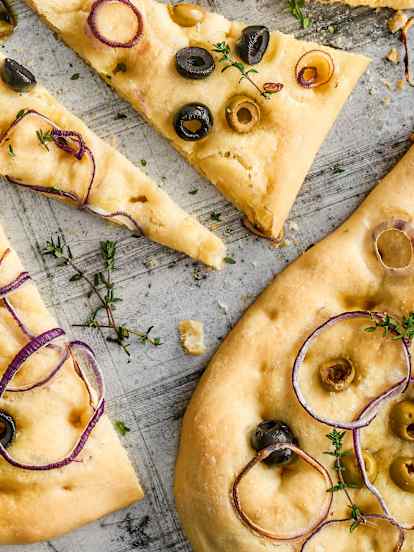 Focaccia alle olive