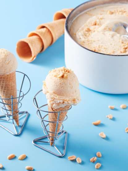 Crème glacée au beurre d'arachides