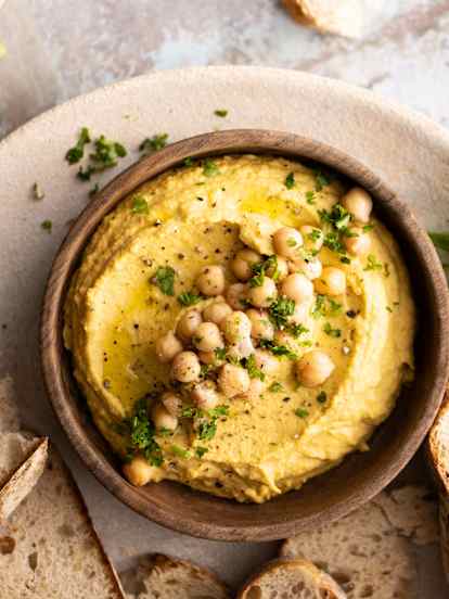 Hummus al riciclo di verdure