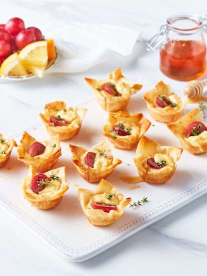 Orange Honey Cheesecake Phyllo Cups
