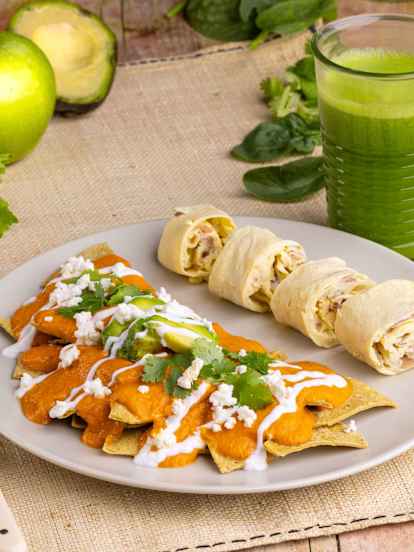Chilaquiles met Omelet