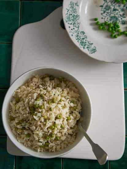 Arroz com ervilhas
