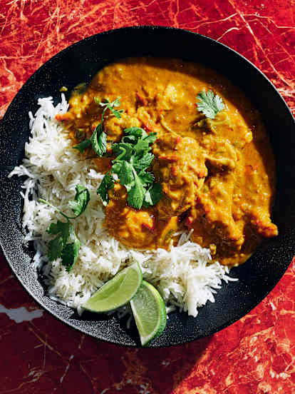 Nico Moretti's Sri Lankan chicken curry with rice