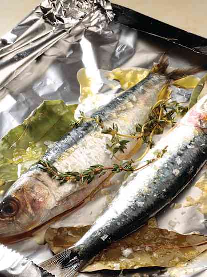 Sardinas en papillote