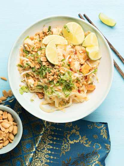Pad Thai mit Huhn