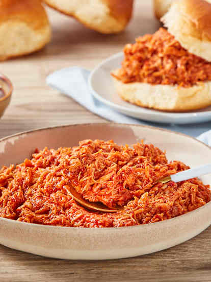 Pulled chicken BBQ