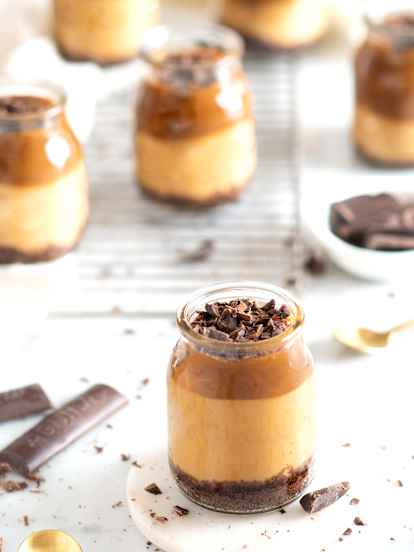 Cheesecake de dulce de leche