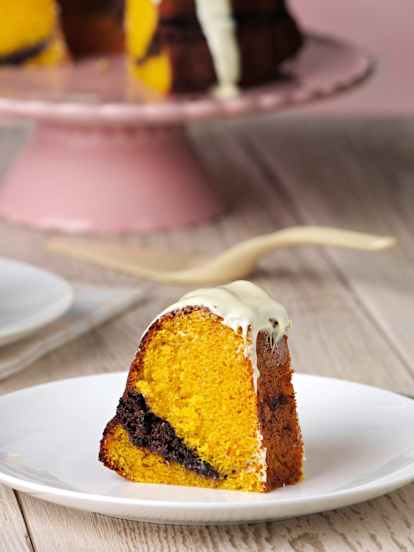 Bizcocho de zanahoria y chocolate