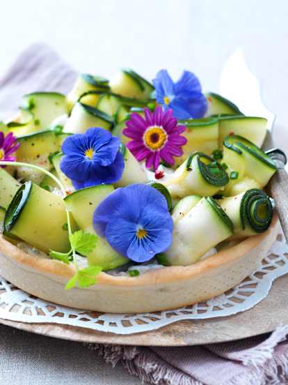 Tarte fraîcheur à la courgette