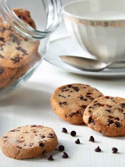 Bolachas com pepitas de chocolate sem glúten