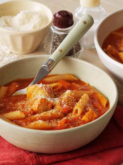 One Pot Kip Pasta met Zoete BBQ Saus