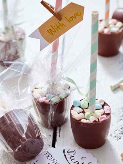 Chocolat chaud sur bâtonnet
