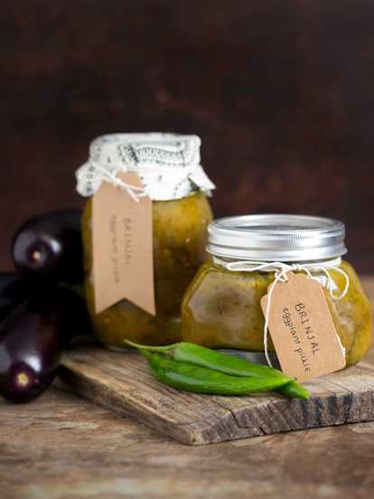 Brinjal (eggplant pickle)