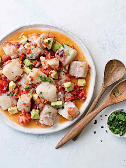 Ceviche de bacalao