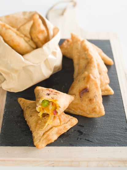 Samosas vegetarianas