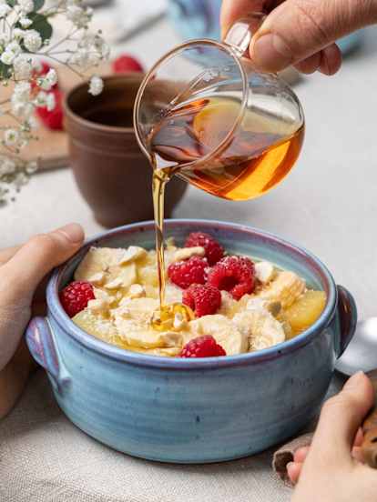 Wärmende Kokos-Porridge-Bowl