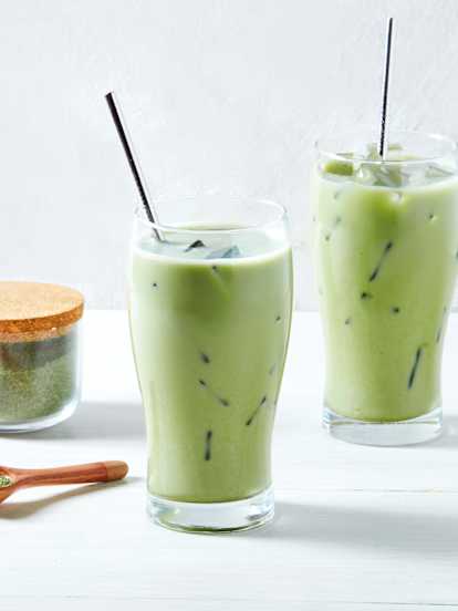 Boosted Iced Matcha Latte