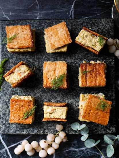 Crujientes de centollo