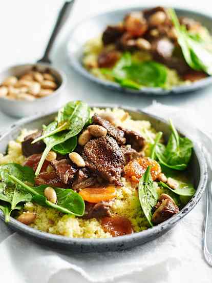 Easy Morrocan lamb with couscous